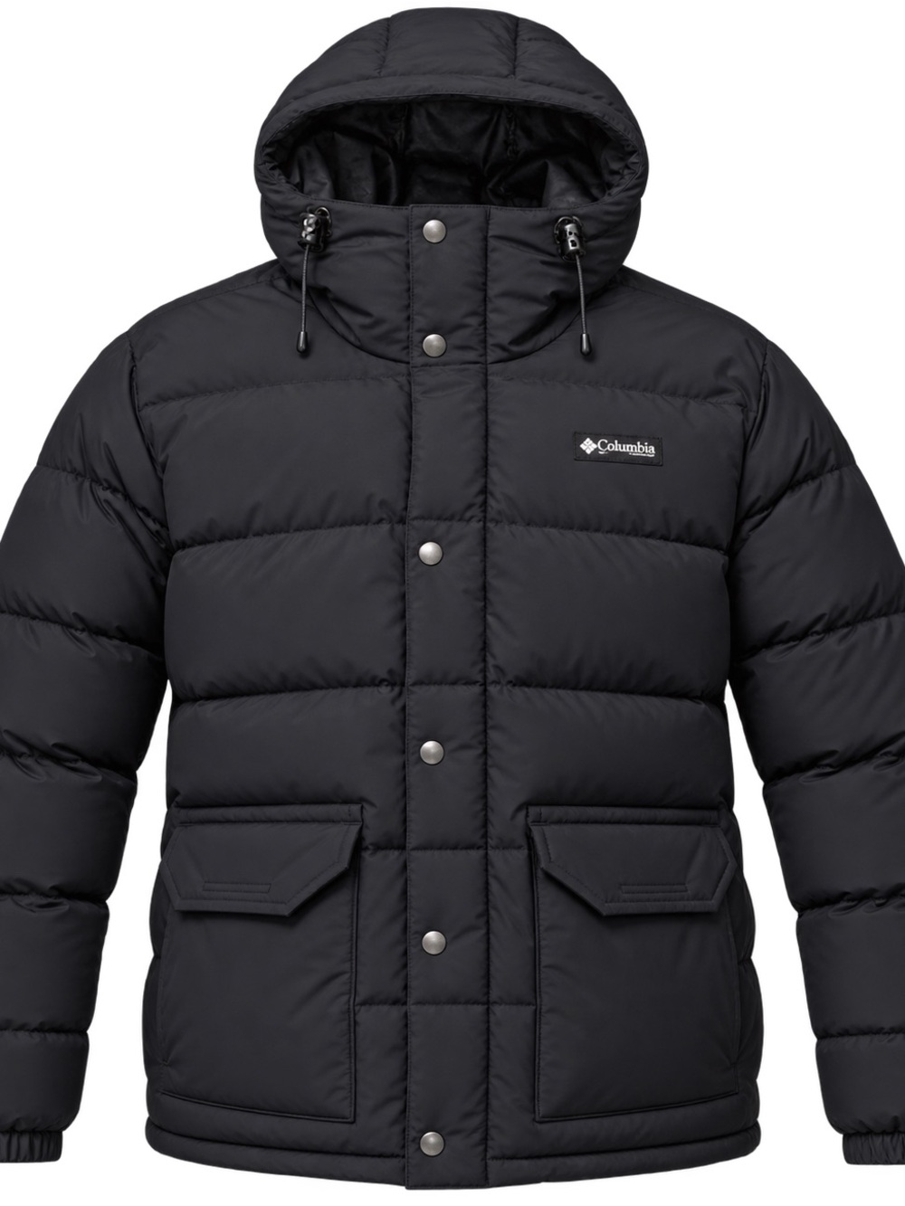 NWT Columbia Wallowa Down Hooded Jacket Black Men's XXL 2X Ski Winter $250